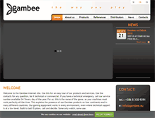 Tablet Screenshot of gambee.eu